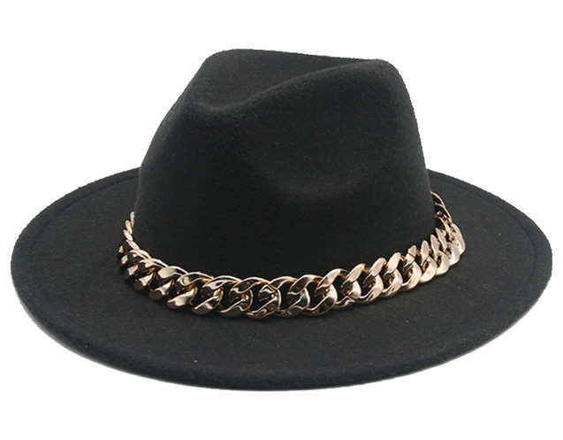 DECORATED FEDORA HAT
